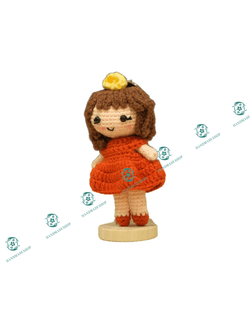 MCK008 Móc Chìa Khóa Búp bê Handmade - Hình ảnh 3