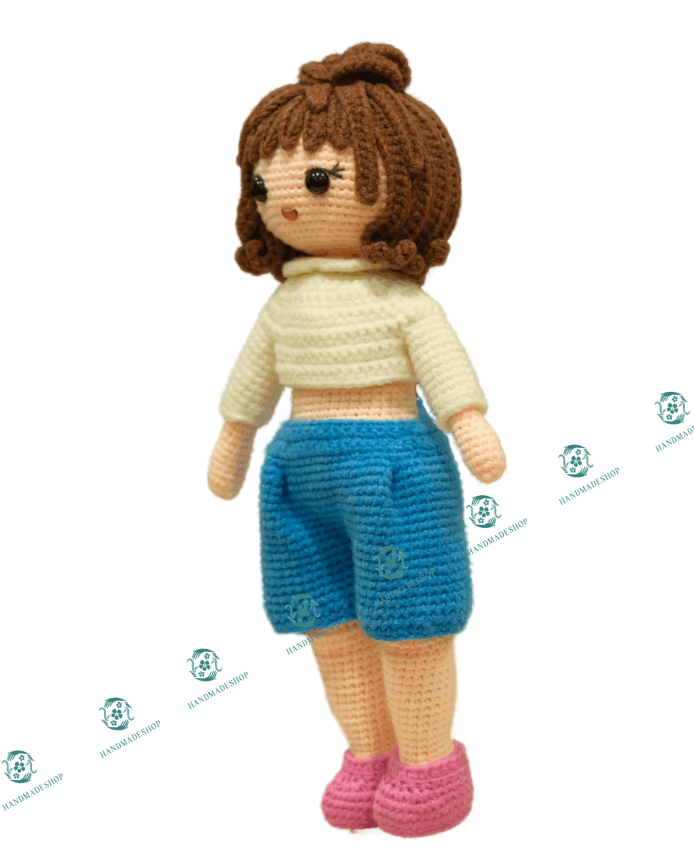 BB07 Búp Bê Len Chloe  Handmade - Hình ảnh 4