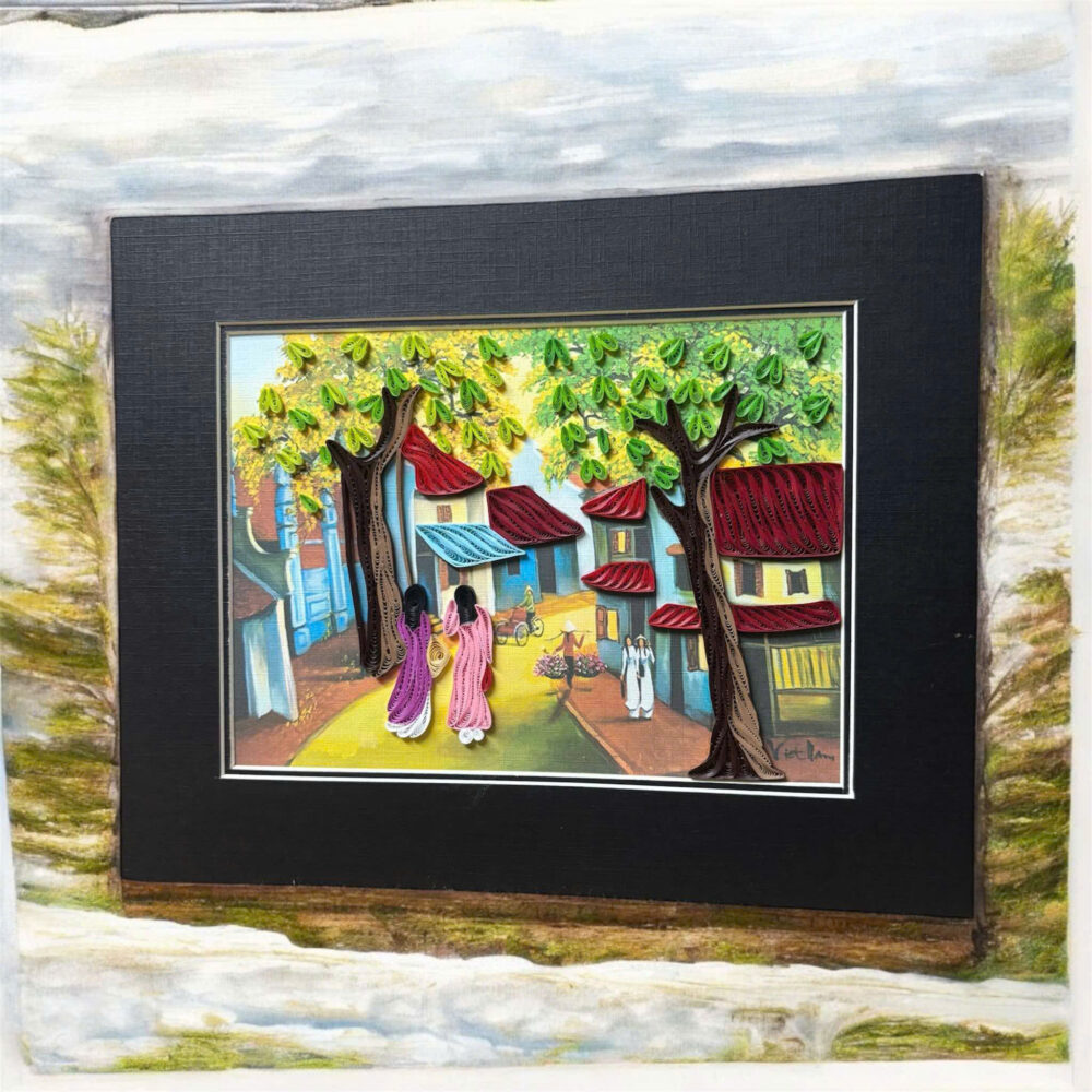 Tranh Cuộn Giấy Handmade – Mã TG09 - Hình ảnh 3