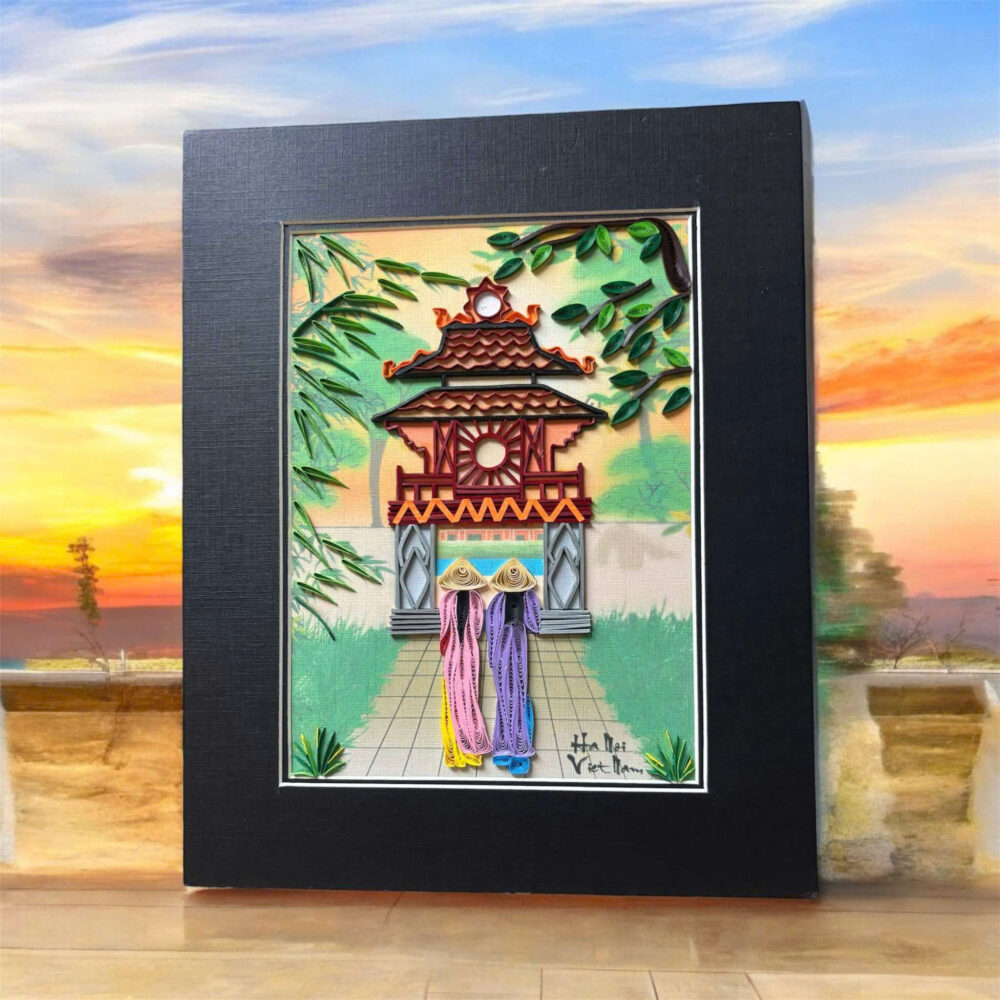 Tranh Cuộn Giấy Handmade – Mã TG09 - Hình ảnh 4