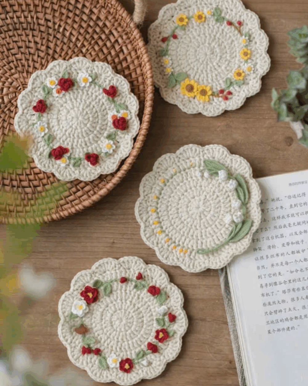 DC002 - Lót ly hoạ tiết hoa văn - Hình ảnh 13